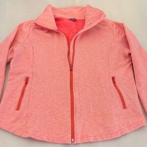T by Talbots Coral Zip-Up Jacket